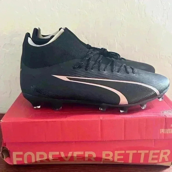 Puma Other - Men’s Puma Ultra Pro FG AG Puma Black - Copper Rose 107422-01 Size 11 New In Box